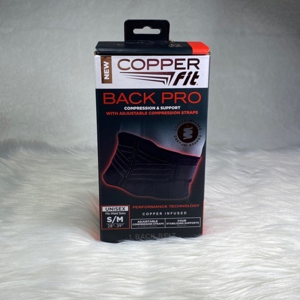 Copper Fit • Back Pro Compression & Support | Copper Infused Back Belt